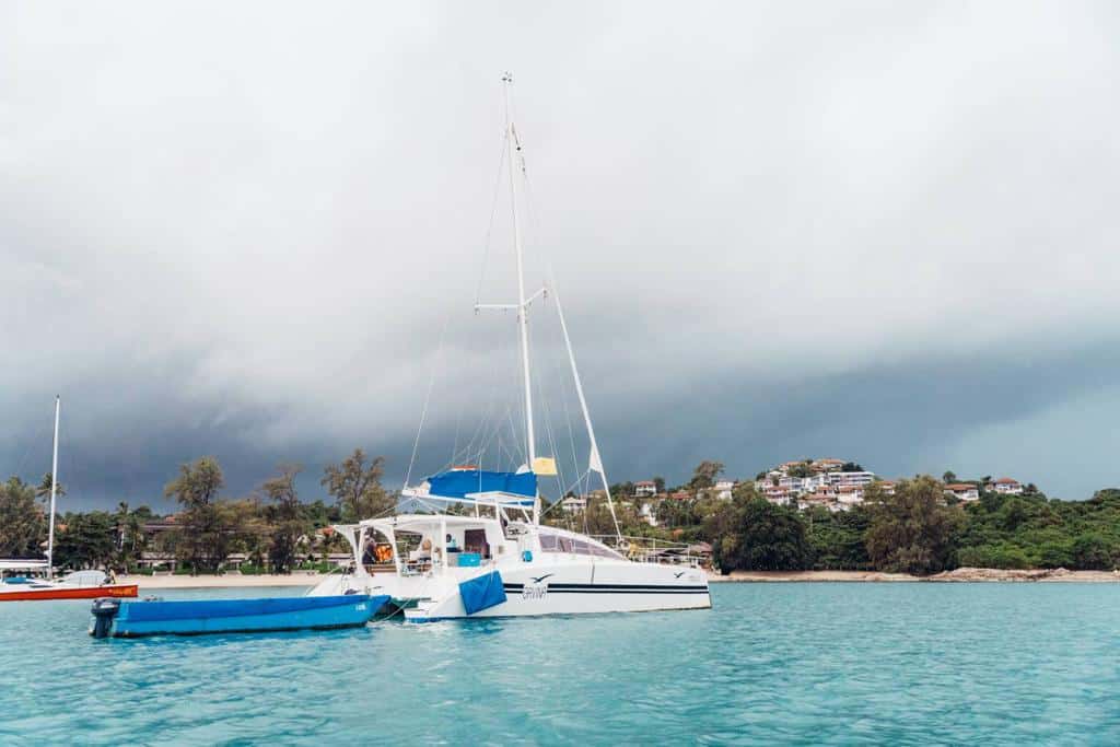 A private Catamaran Boat Trip